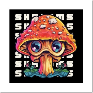 shrooms Posters and Art